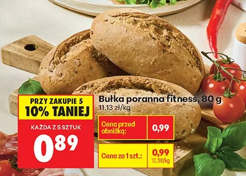 Bułka poranna fitness promocja w Biedronka