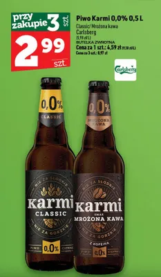 Piwo bezalkoholowe Karmi mrożona kawa promocja w TOPAZ