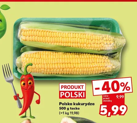 Kukurydza polska Kaufland promocja w Kaufland