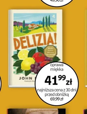 Książka Delizia! John Dickie promocja w Empik