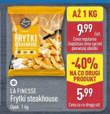 Frytki steakhouse promocja w Aldi
