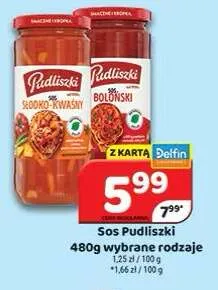 Sos słodko-kwaśny Pudliszki promocja w Delfin