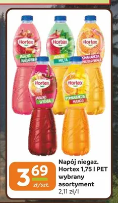 Napój niegazowany Hortex promocja w Społem Częstochowa