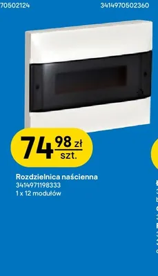 Rozdzielnica naścienna 1x12 modułów Legrand promocja w Castorama