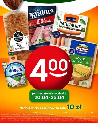 Szynka od sznagra wieprzowa promocja w Żabka