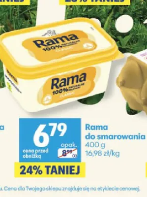 Rama do smarowania promocja w Delikatesy Centrum