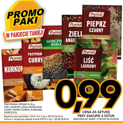 Liść laurowy suszony Prymat promocja w Kupiec