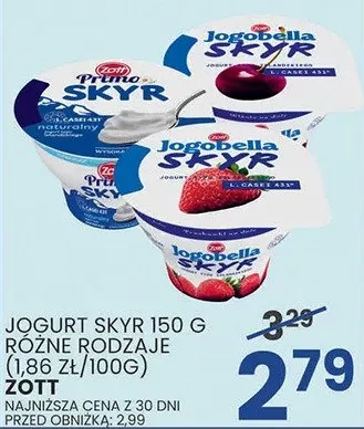 Jogurt naturalny promocja w Wafelek