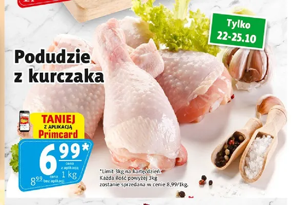 Podudzie z kurczaka promocja w Prim Market