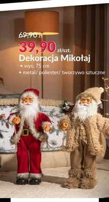 Dekoracja Mikołaj promocja w Salony Agata
