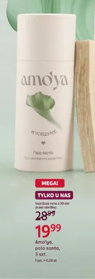 Palo santo Amo'ya promocja w Rossmann