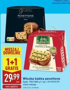Babka panettone gourmet promocja w Aldi