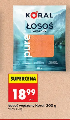 Łosoś wędzony promocja w Biedronka