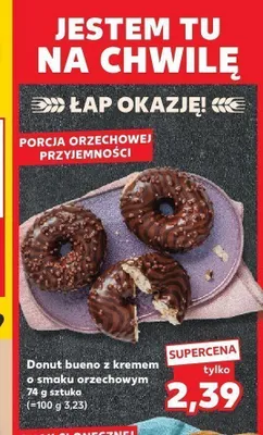 Donut bueno z kremem o smaku orzechowym promocja w Kaufland