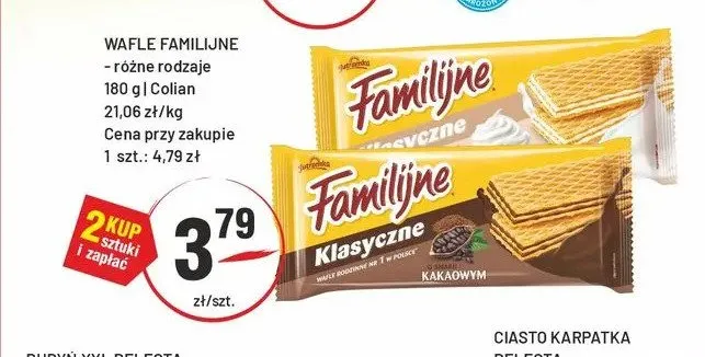 Wafle Familijne promocja w Sedal
