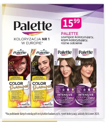 Szampon koloryzujący Palette promocja w Drogerie Polskie