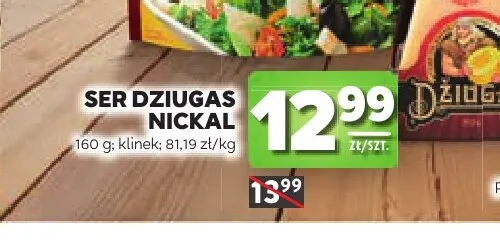 Ser Dziugas klinek Nickal promocja w Stokrotka