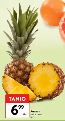 Ananas extra sweet luz promocja w Intermarche