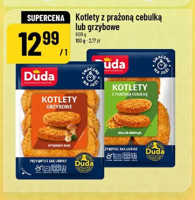 Kotlety grzybowe Duda promocja w POLOmarket