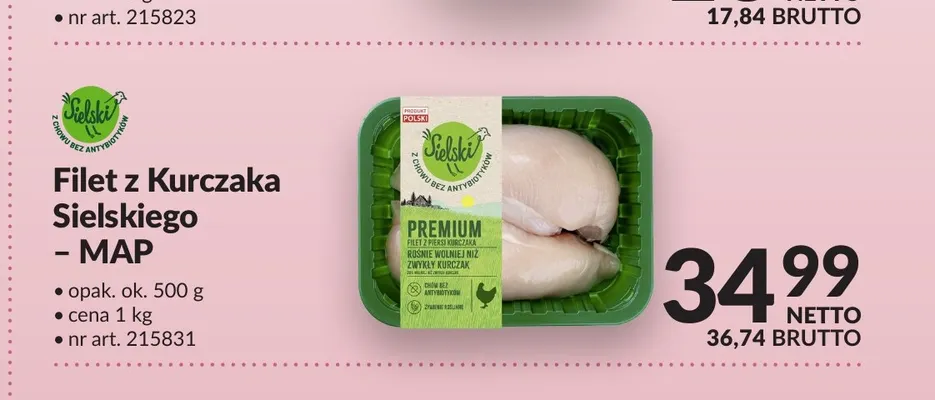 Filet z kurczaka Sielski promocja w Makro