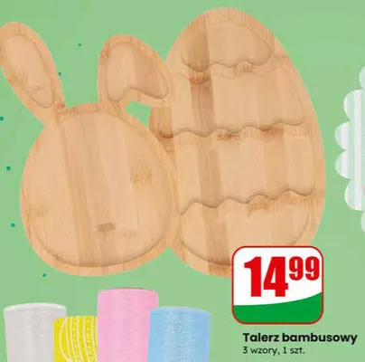 Talerz bambusowy promocja w Dino
