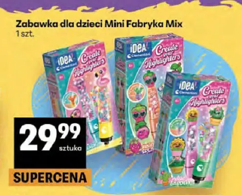 Zabawka dla dzieci Mini Fabryka Mix promocja w Delikatesy Centrum