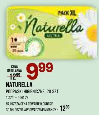 Podpaski higieniczne promocja w Drogerie Natura