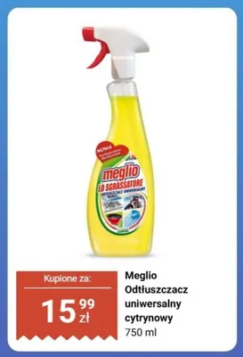 Odtłuszczacz uniwersalny cytrynowy Meglio promocja w Biedronka