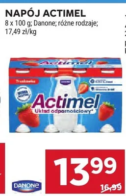 Napój Actimel Danone promocja w Stokrotka