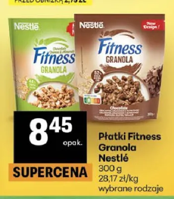Płatki Fitness Granola Nestlé promocja w Delikatesy Centrum