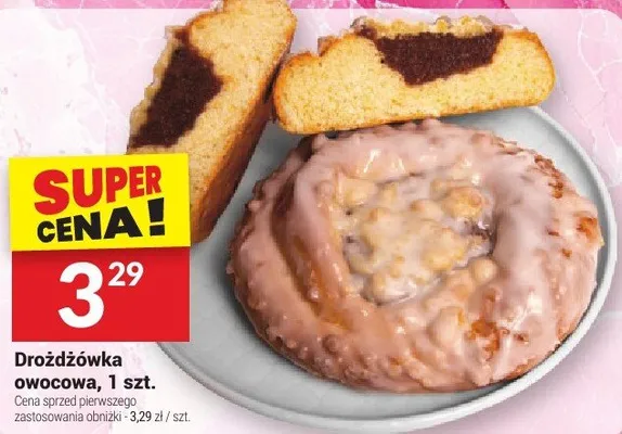 Drożdżówka owocowa promocja w Twój Market