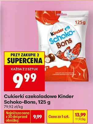 Cukierki czekoladowe Schoko-Bons promocja w Biedronka