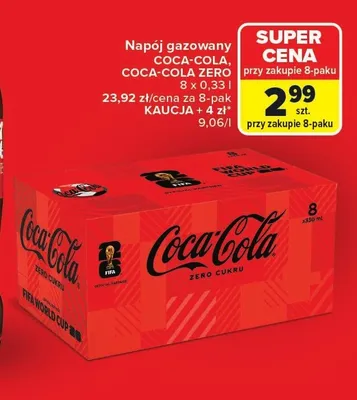 Napój gazowany promocja w Carrefour Market