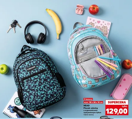 Plecak szkolny Head promocja w Kaufland