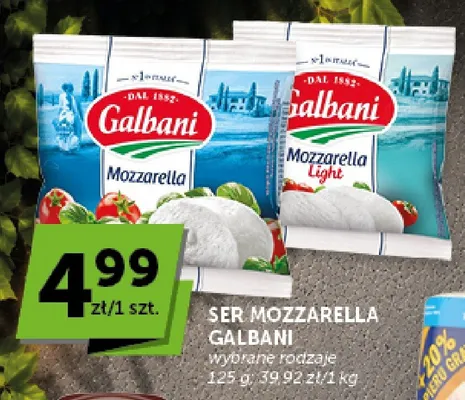 Ser Mozzarella Galbani promocja w Groszek