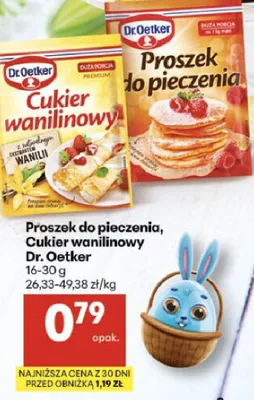 Proszek do pieczenia, Cukier wanilinowy promocja w Delikatesy Centrum