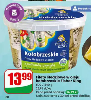 Filety śledziowe promocja w Dino