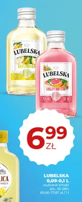 Likier Lubelska Grejpfrutowa promocja w Duży Ben