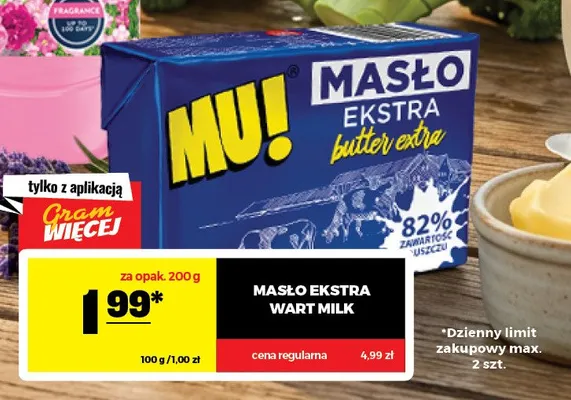 Masło ekstra Wart Milk promocja w Gram Market