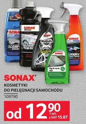 Kosmetyki do pielęgnacji samochodu SONAX KOSMETYKI DO PIELĘGNACJI SAMOCHODU promocja w Selgros