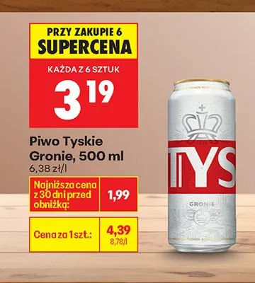Piwo Gronie promocja w Biedronka