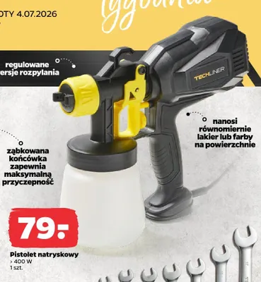 Pistolet natryskowy Techliner promocja w Netto