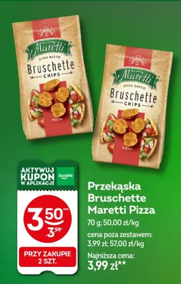 Przekąska Bruschette Maretti Pizza promocja w Żabka