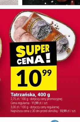 Kiełbasa Tatrzańska promocja w Twój Market