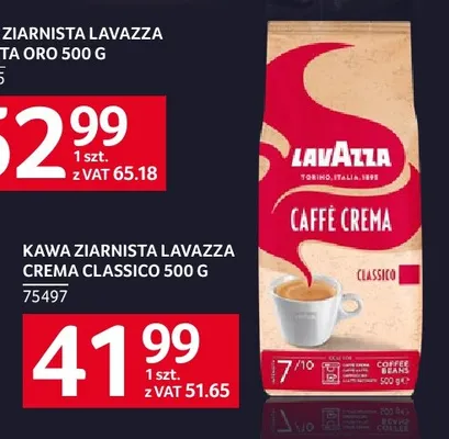 Kawa ziarnista Lavazza Crema Classico promocja w Selgros