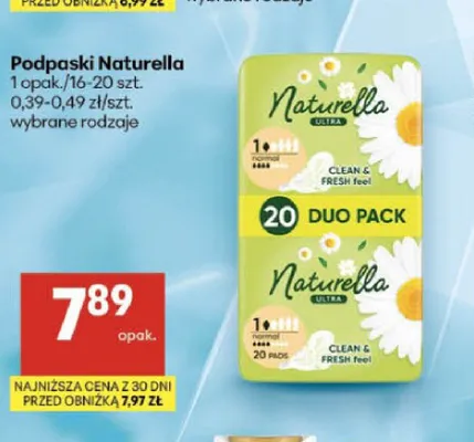 Podpaski Naturella Ultra promocja w Delikatesy Centrum
