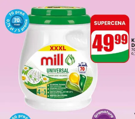 Kapsułki do prania Duo Caps Mill promocja w Dino