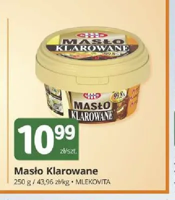 Masło klarowane Mlekovita promocja w Marketvita