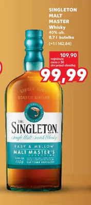 Whisky Singleton Malt Master's Selection promocja w Kaufland