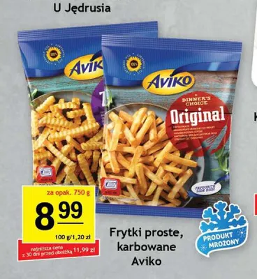 Frytki karbowane Aviko promocja w Gram Market